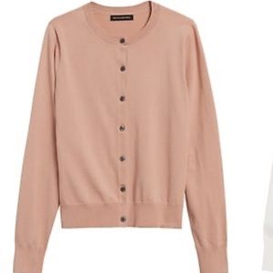 NWT Banana Republic Stretch Cotton Cardigan